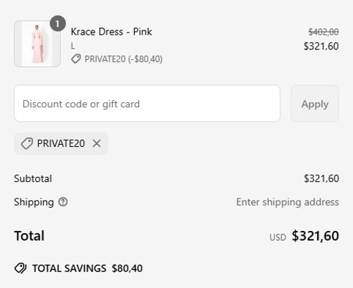 proof of working Khanum's discount codes PRIVATE20