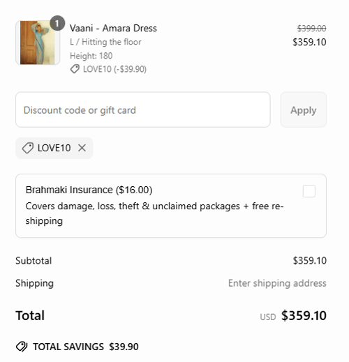 proof of working Brahmaki discount codes LOVE10