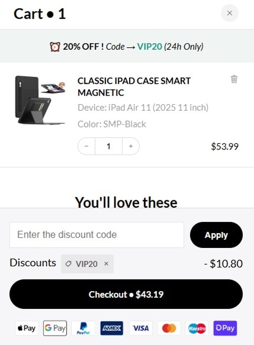proof of working CASELES coupon codes VIP20