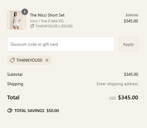 proof of working Kilte Collection promo codes THANKYOU50