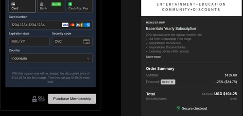 proof of working Abundance Plus discount codes BARN