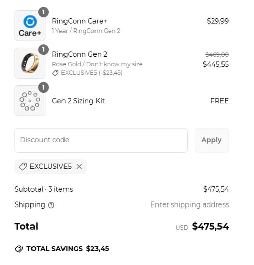 proof of working RingConn discount codes EXCLUSIVE5