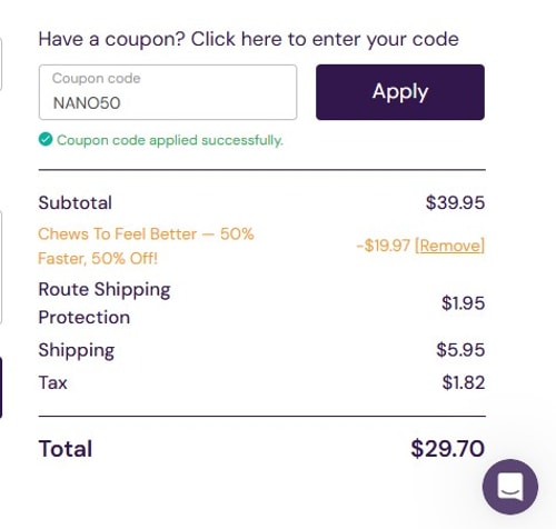 proof of working The Hemp Doctor coupon codes NANO50
