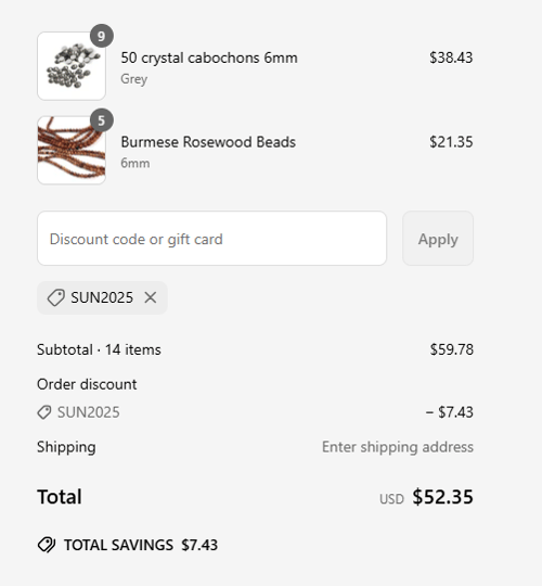 proof of working Bonjour Handmade coupon codes SUN2015