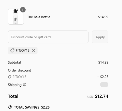 proof of working Bala Enzyme coupon codes FITJOY15