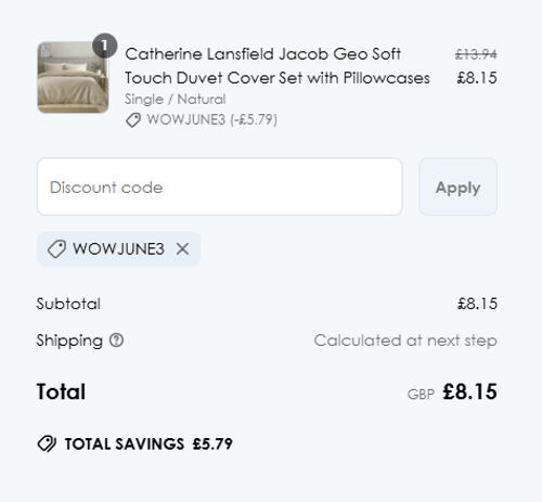 proof of working That Home Shop discount codes WOWJUNE3