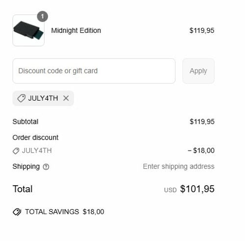 proof of working Double Oak Essentials discount codes JULY4TH
