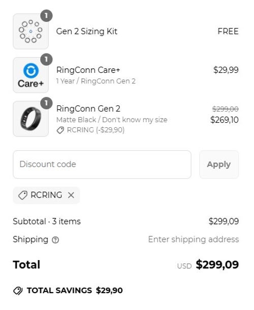 proof of working RingConn discount codes RCRING