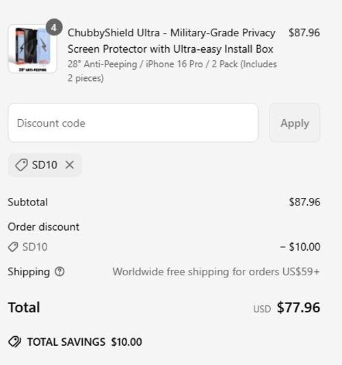 proof of working ChubbyCable discount codes SD10