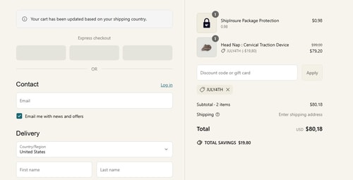 proof of working Kanuda discount codes JULY4TH
