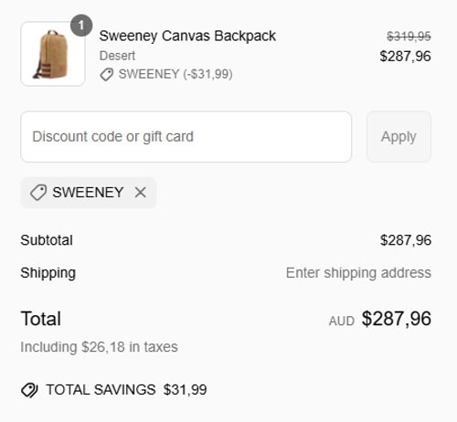 proof of working Jack Stillman discount codes SWEENEY