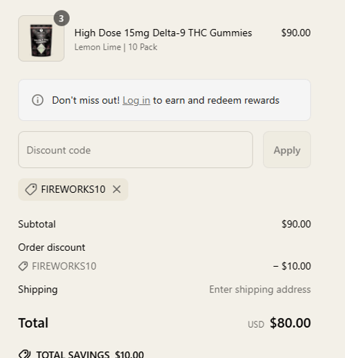 proof of working Botany Farms discount codes FIREWORKS10
