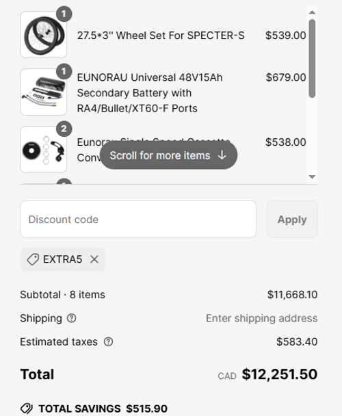proof of working EUNORAU discount codes EXTRA5