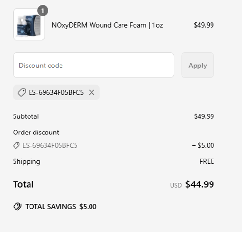 proof of working NOxyDERM coupon code ES-69634✱✱✱✱✱✱✱