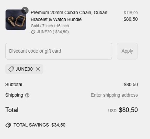 proof of working IceClique Jewelry discount codes June30