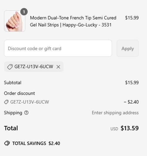 proof of working Danni & Toni coupon codes GE7Z-U13V-6UCW