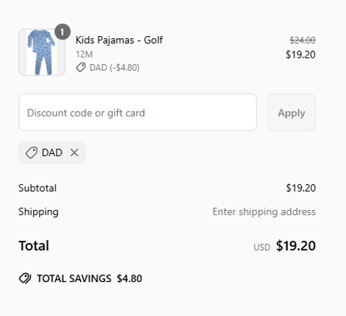 proof of working Baby Steps and Mish Kids coupon codes DAD