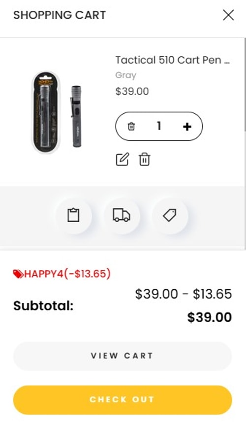 proof of working HoneyStick coupon codes HAPPY4
