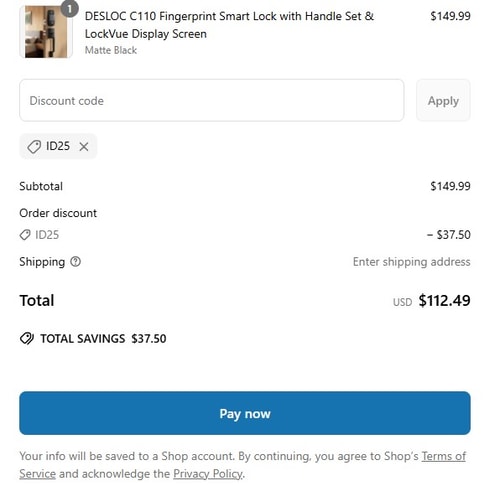 proof of working DESLOC coupon codes ID25