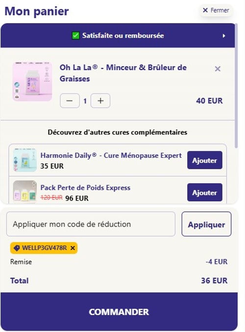 proof of working Laboratoire Uma codes promo WELLP3GV478R