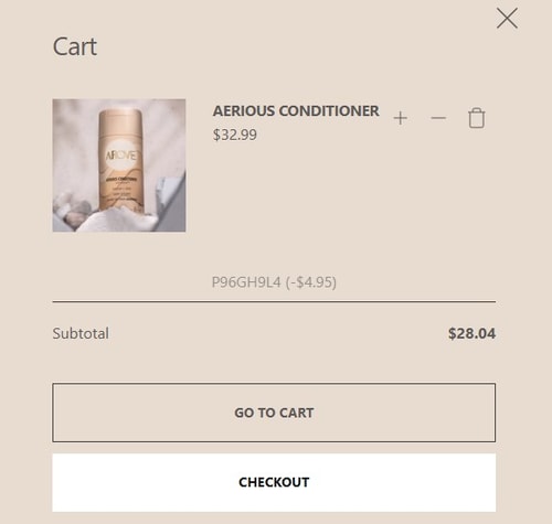 proof of working AROVE Beauty coupon codes P96GH9L4