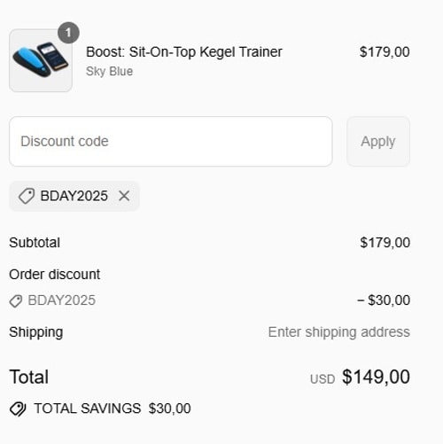 proof of working kGoal coupon codes BDAY2025