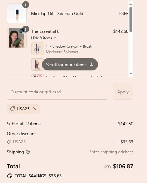 proof of working trèStiQue coupon codes USA25