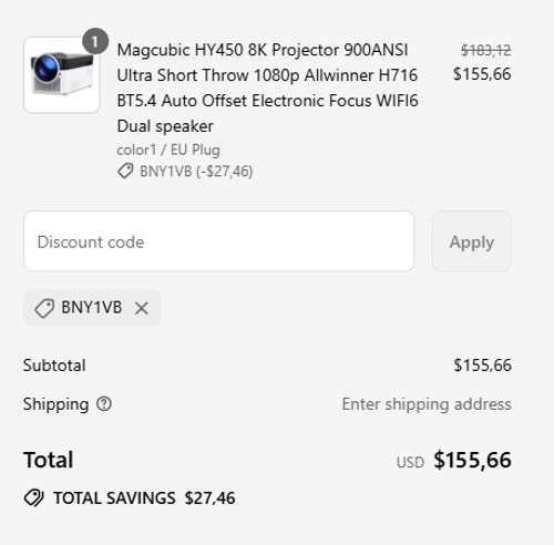 proof of working Magcubic discount codes BNY1VB
