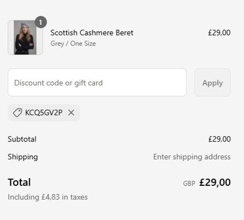 proof of working Lavender Hill Clothing discount codes KCQ5GV2P