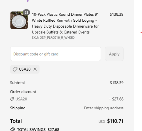 proof of working eFavormart discount codes USA20