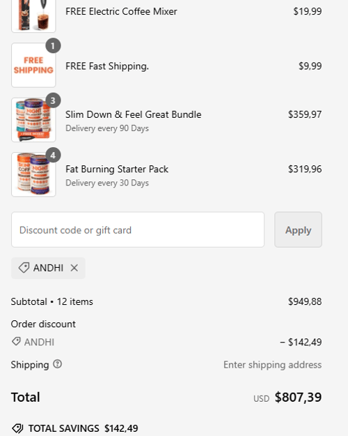 proof of working Skinny Coffee SuperBoost discount codes AND✱✱