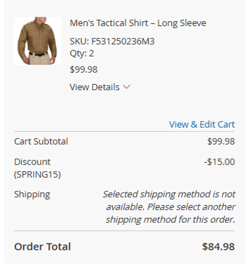 proof of working Propper discount codes SPRING15