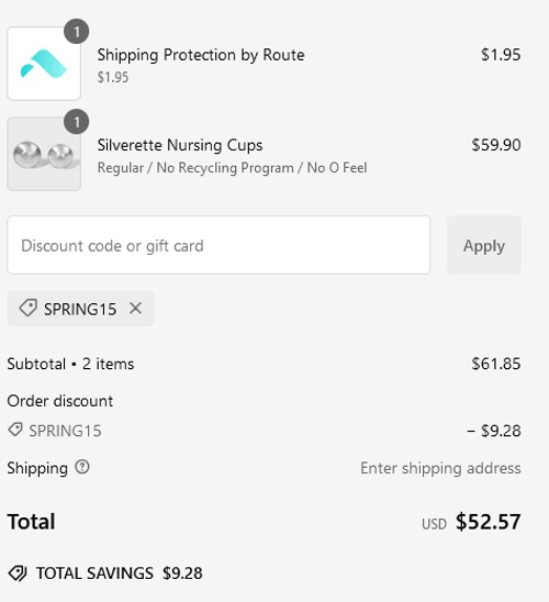 proof of working Silverette discount codes spring15