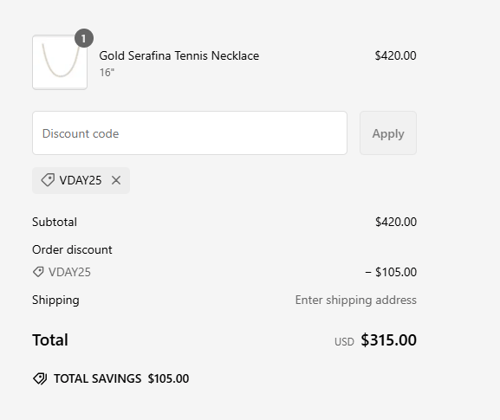 proof of working Corace Collection promo codes VDAY25