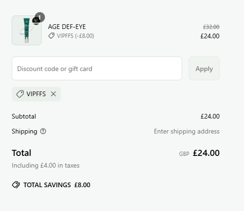 proof of working Shakeup Cosmetics discount codes VIPFFS