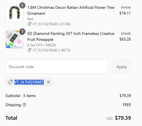proof of working Crownie coupon codes VT_5L7UQ1RAEC
