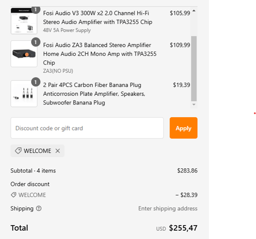 proof of working Fosi Audio coupon codes WELCOME