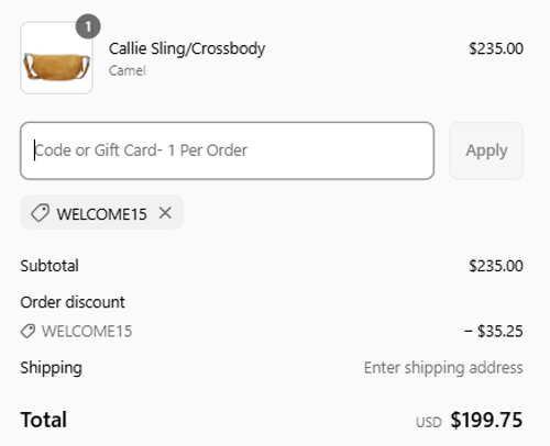 proof of working Latico Leathers promo codes WELCOME15