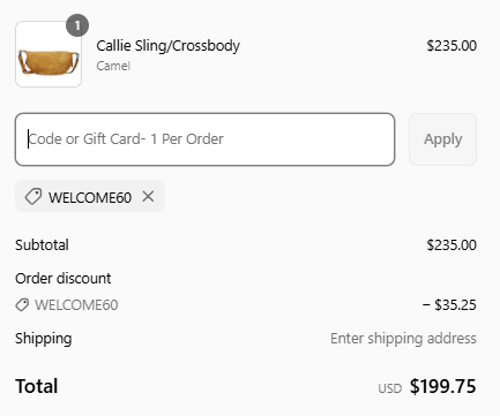 proof of working Latico Leathers promo codes WELCOME60