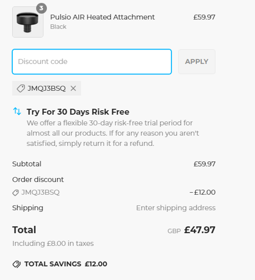proof of working Pulsio coupon code JMQJ3BSQ