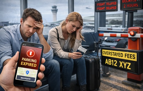 A2Z Airport Parking Banner