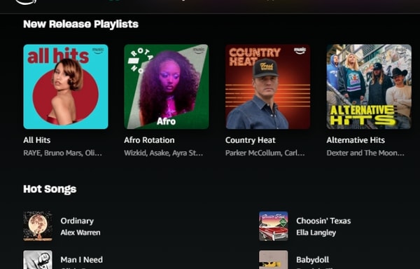 Amazon Music Banner