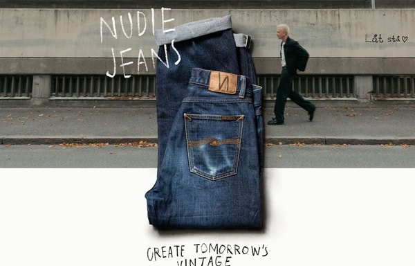 Blue Beach Denim Banner