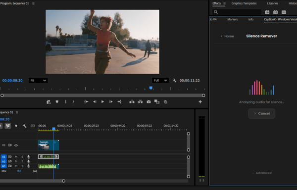Caption X Banner