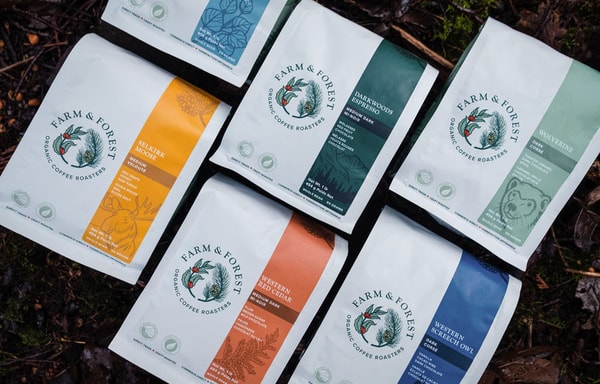 Farm & Forest Organic Coffee Banner