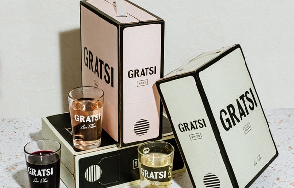 Gratsi Boxed Wine Banner