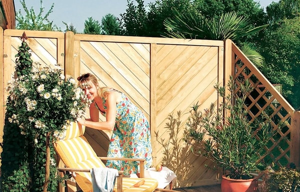 Holz und Garten Banner