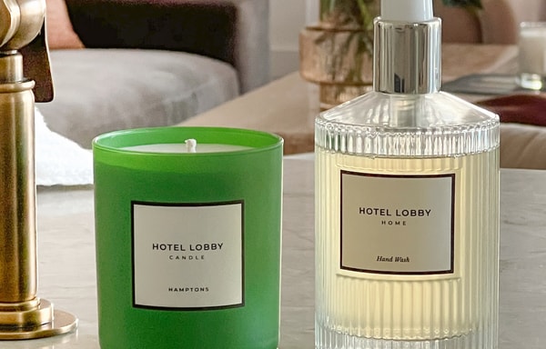 Hotel Lobby Candle Banner