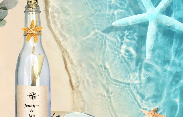 Invitation In A Bottle Banner