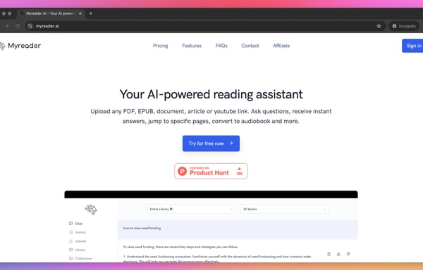 Myreader Banner